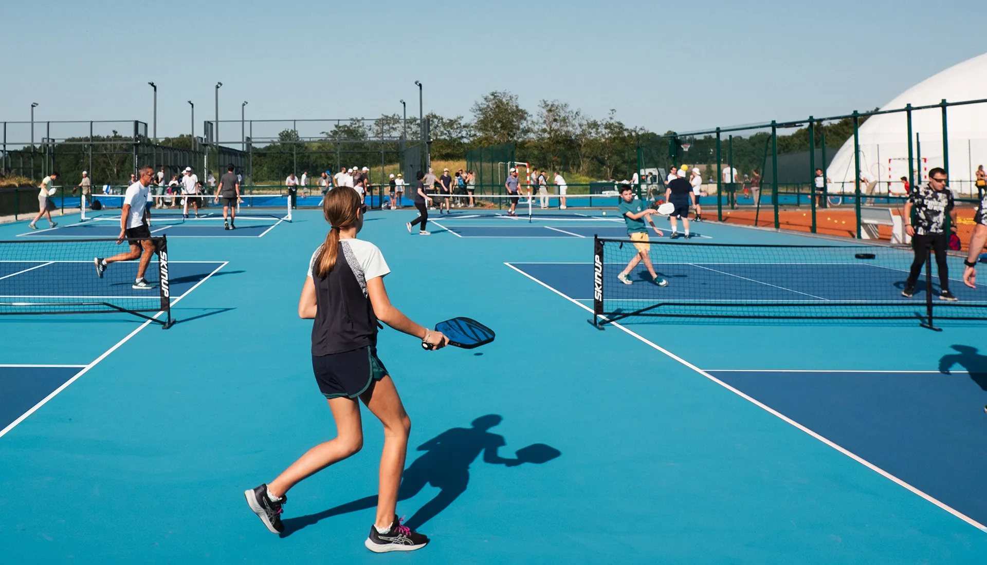 Pickleball player at SKINUP Academy